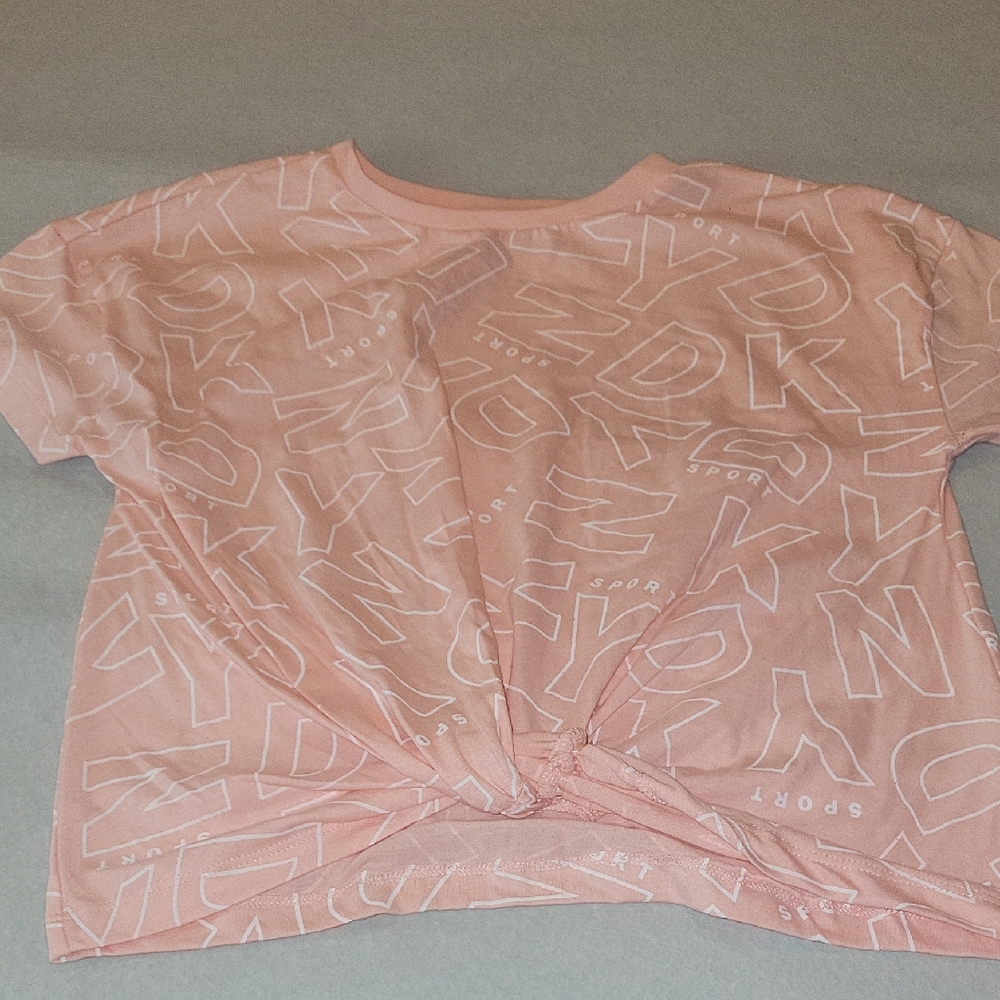 DKNY Sport Peach Graphic Tee